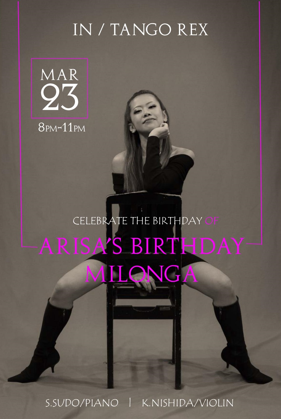 3/23 ARISA’s Birthday Special Live Milonga